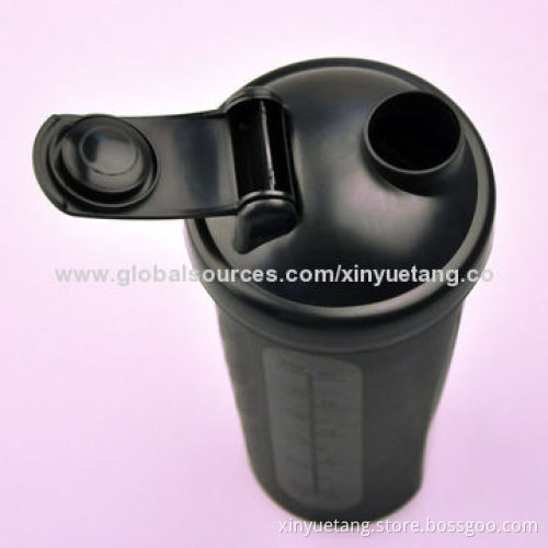 Protein Shaker Bottles with Black Color, BPA Free